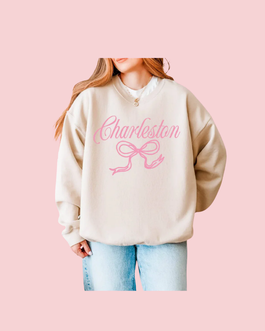 Charleston Bow Sweatshirt