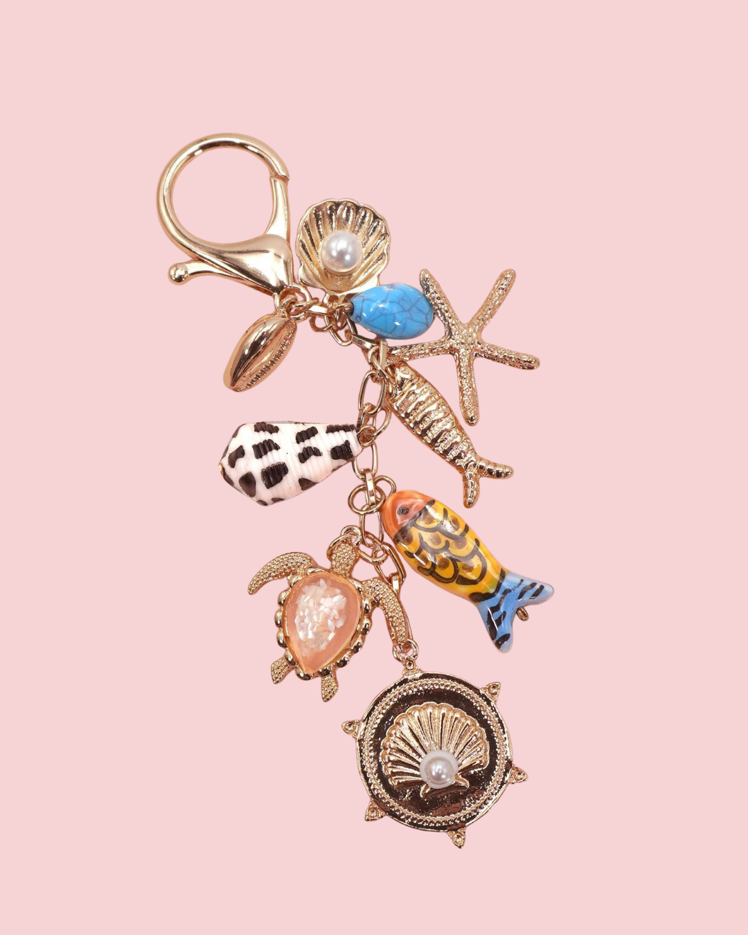 Ocean Fish & Sea Bag Charm