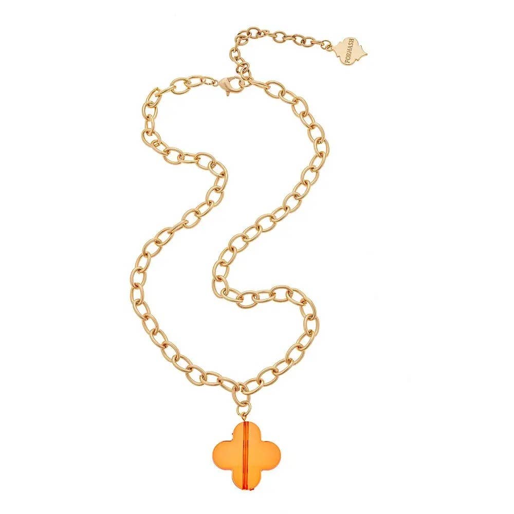 Trinity Necklace - Folli - Brush Gold