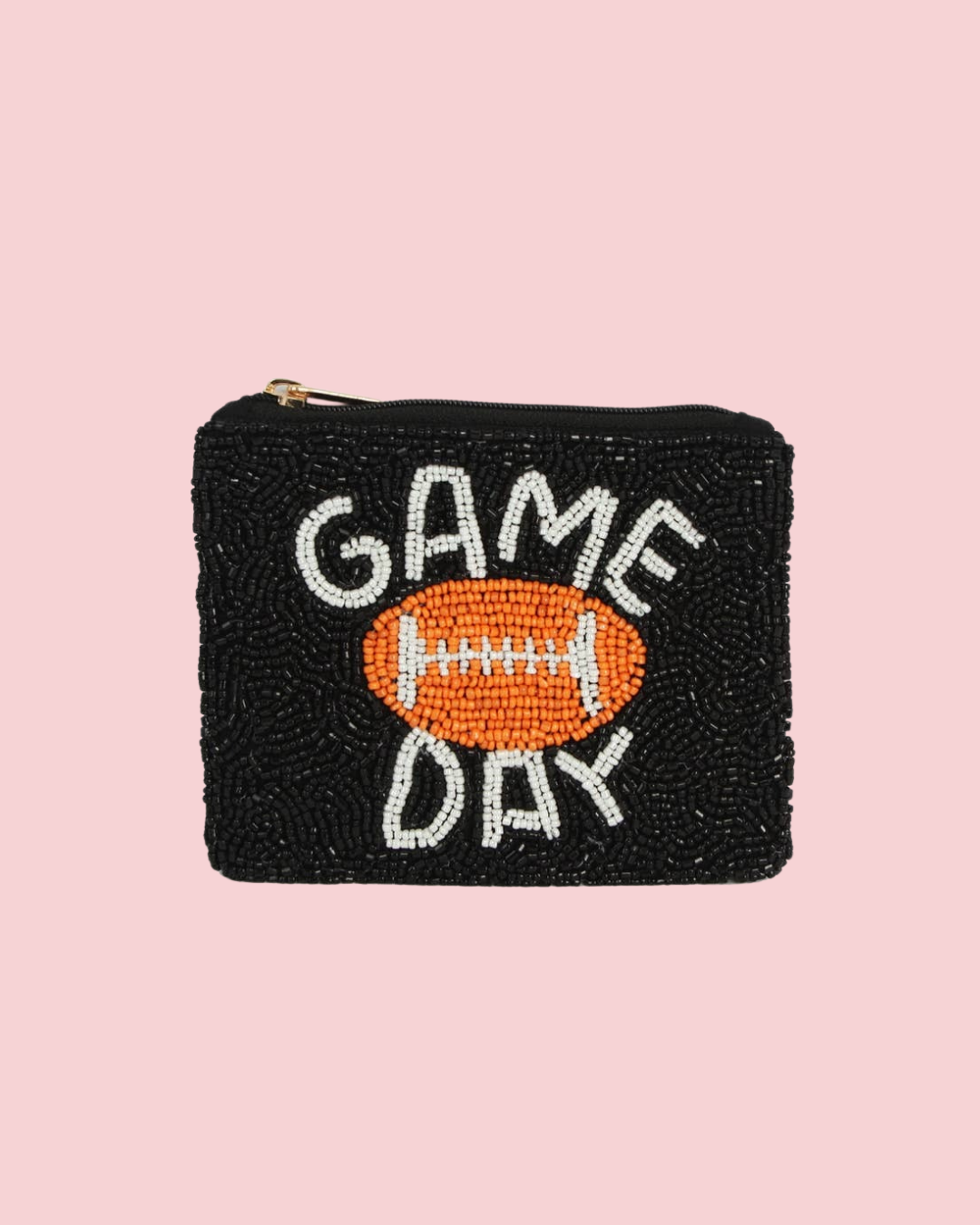 Game Day Beaded Coin Purse