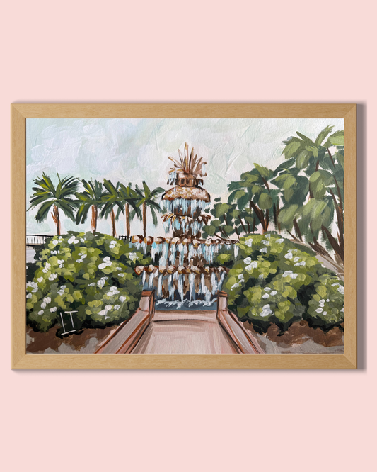 A Place to Cool Off : Charleston Inspired Print