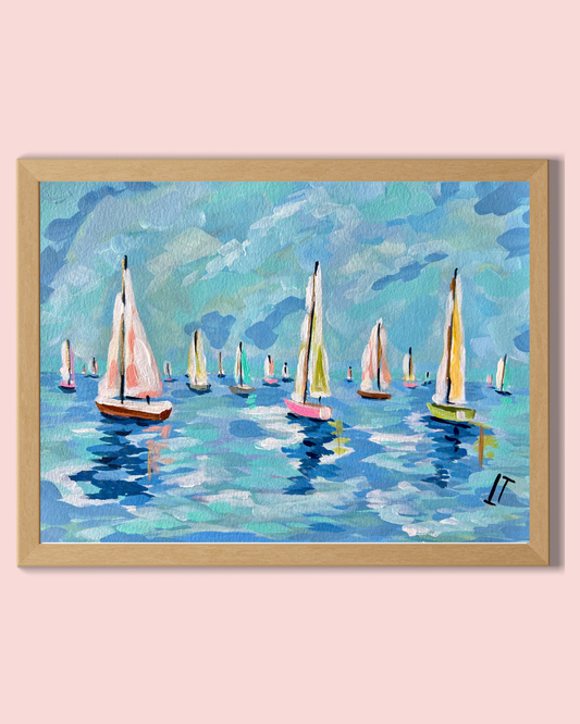 Coastal Print: Regatta 