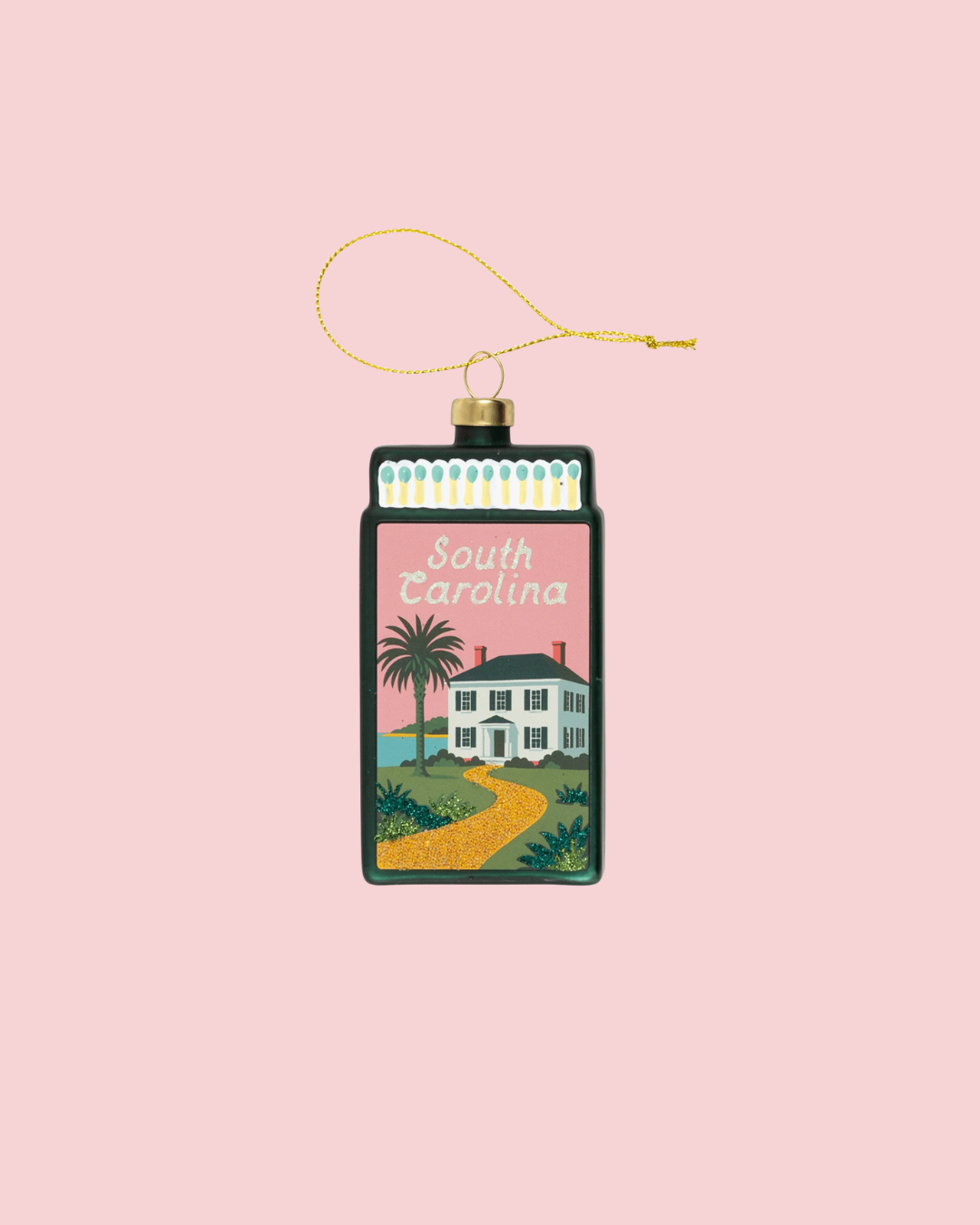 South Carolina Matchbook Ornament
