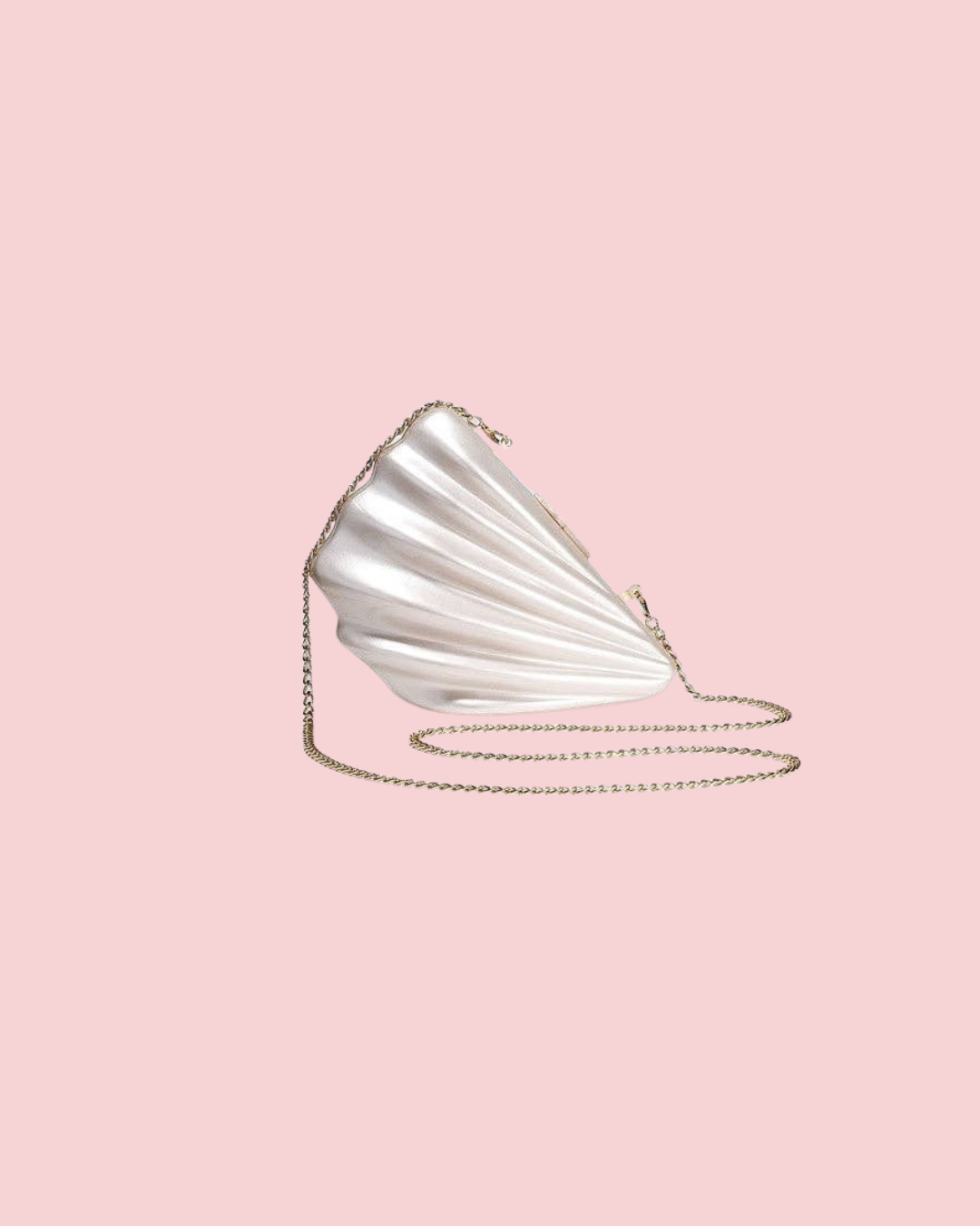 Acrylic Shell Evening Clutch Bag