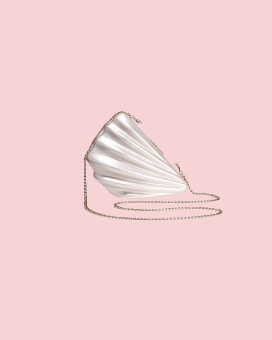 Acrylic Shell Evening Clutch Bag