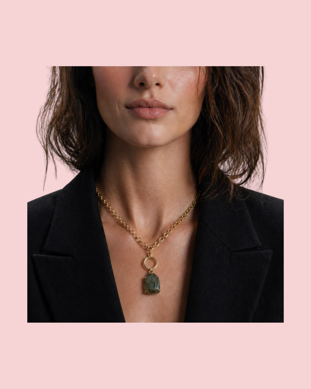 Labradorite Pendant Necklace · Magic & Transformation