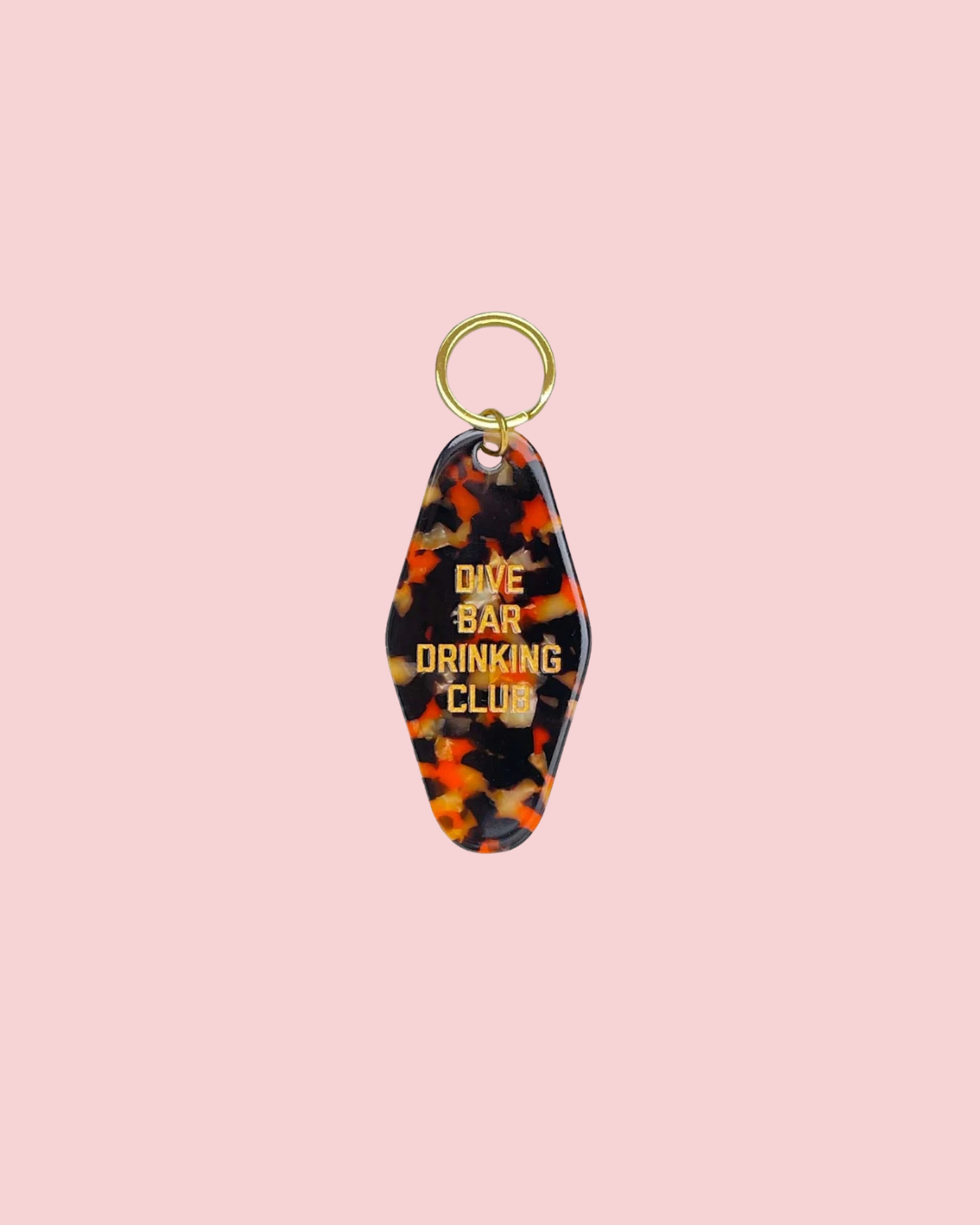 Dive Bar Drinking Club Keychain