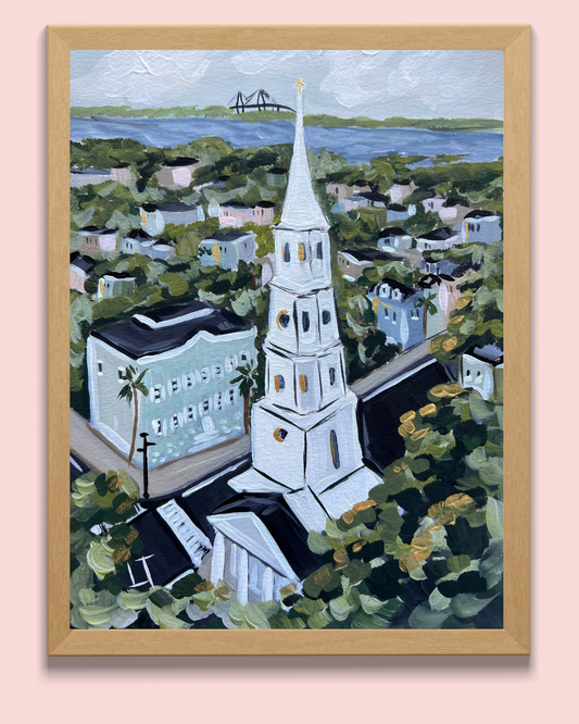 Charleston Inspired Print: From Above