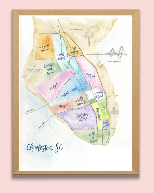 Charleston, SC Neighborhood Map