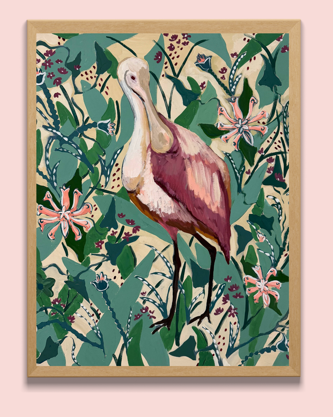 Rhett Spoonbill Print