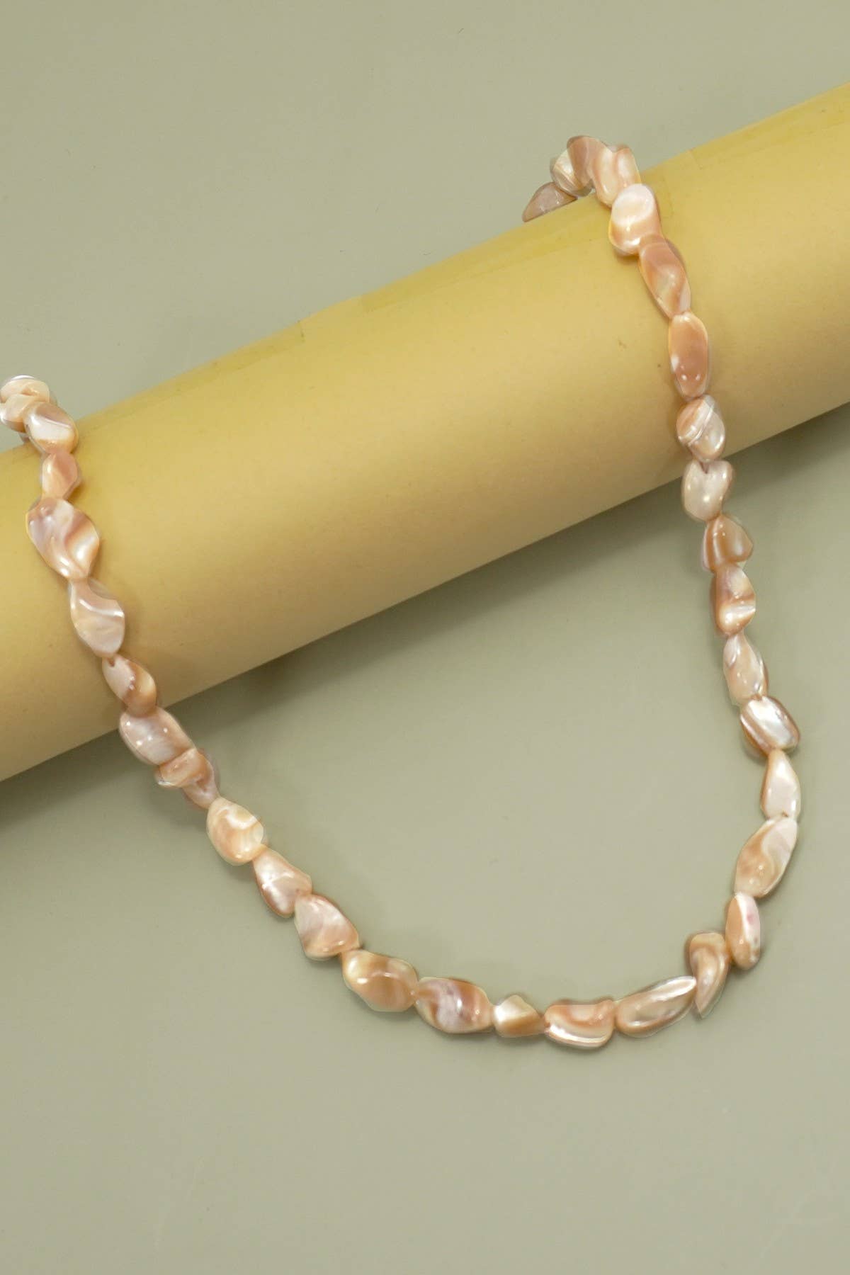 Iridescent Mother-of-Pearl Shell Nugget Necklaces