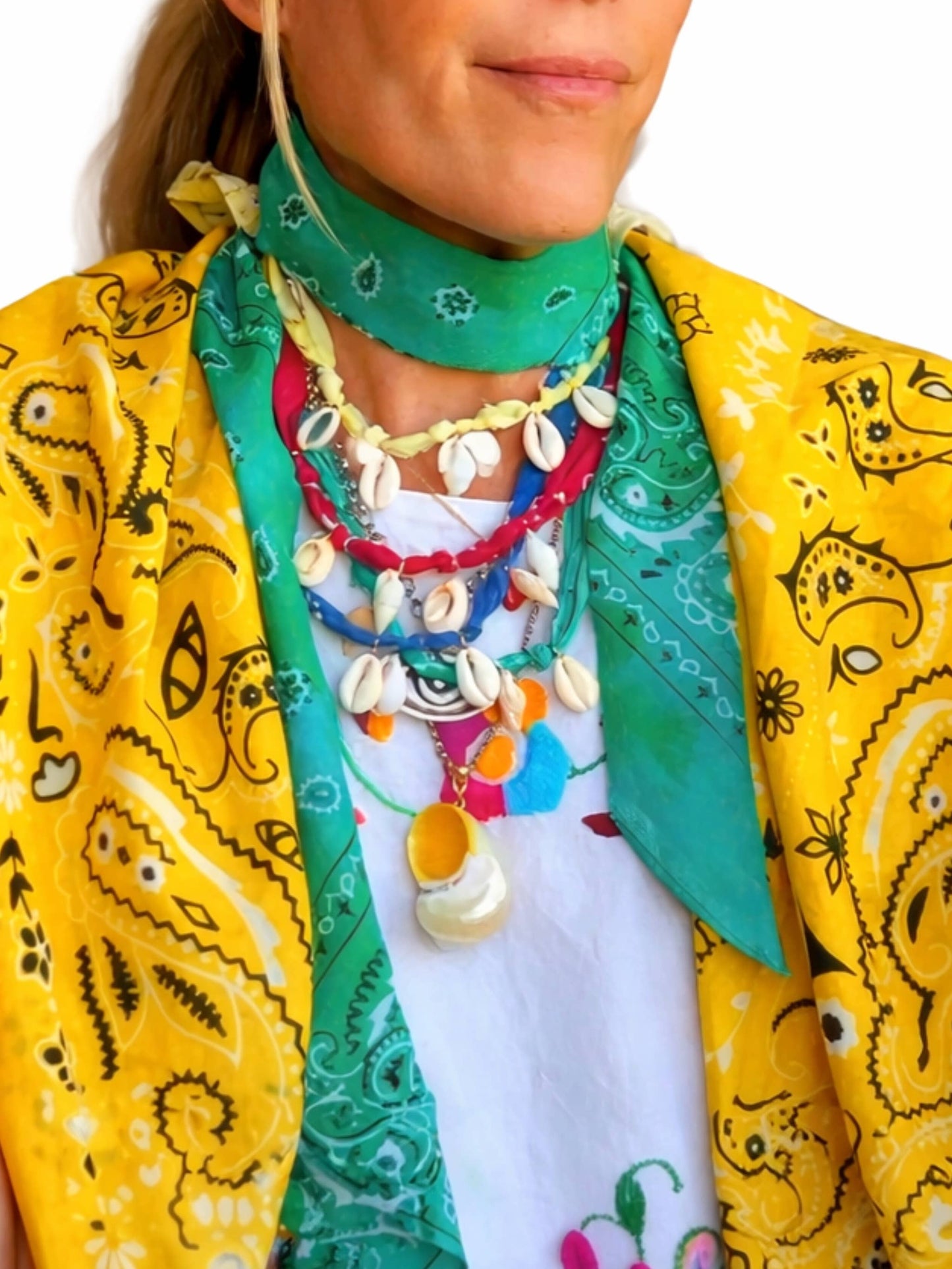 Bandana Shell Necklace