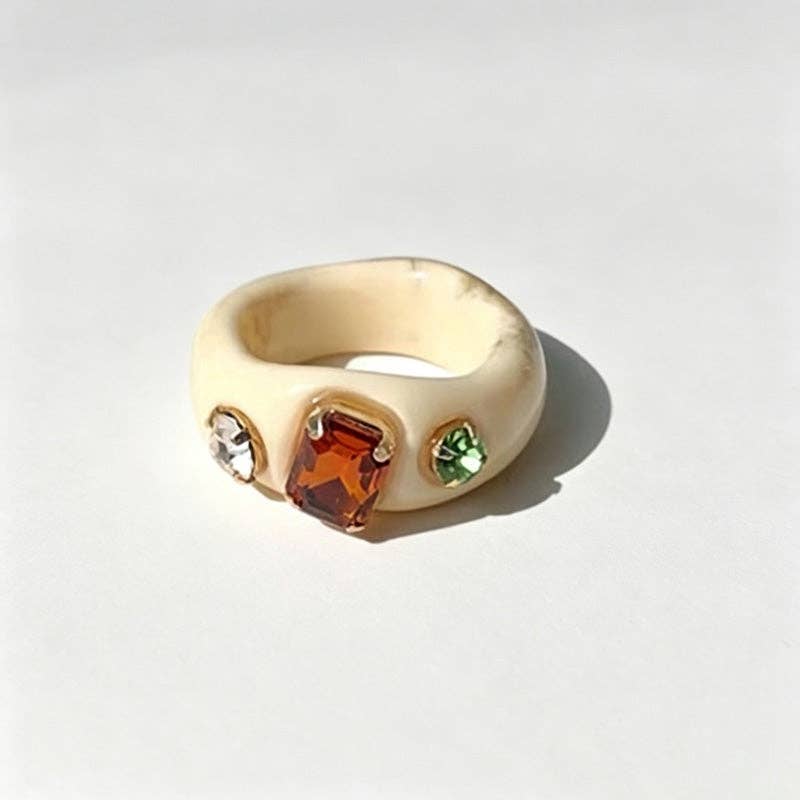 Chunky Gem Ring