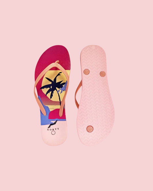 Sunset Palm Flip Flop