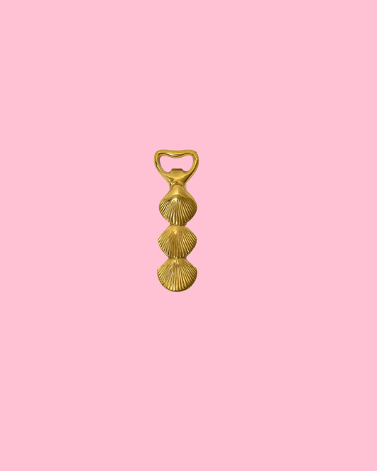 Brass Seashell Bottle Opener