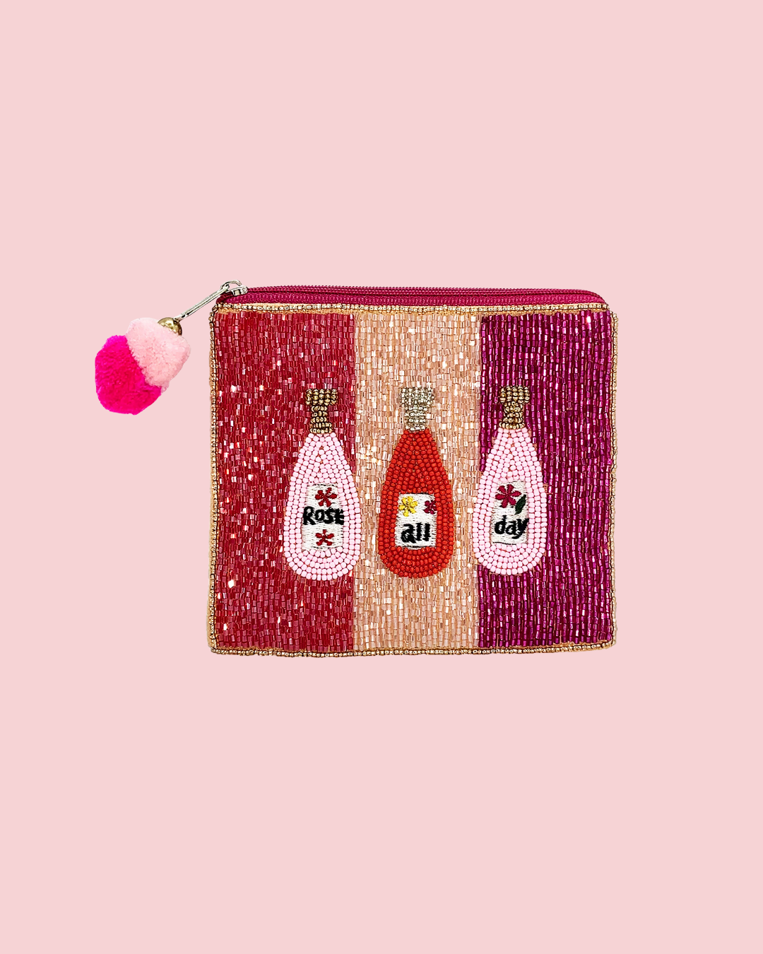 ROSE ALL DAY BEADED COIN POUCH
