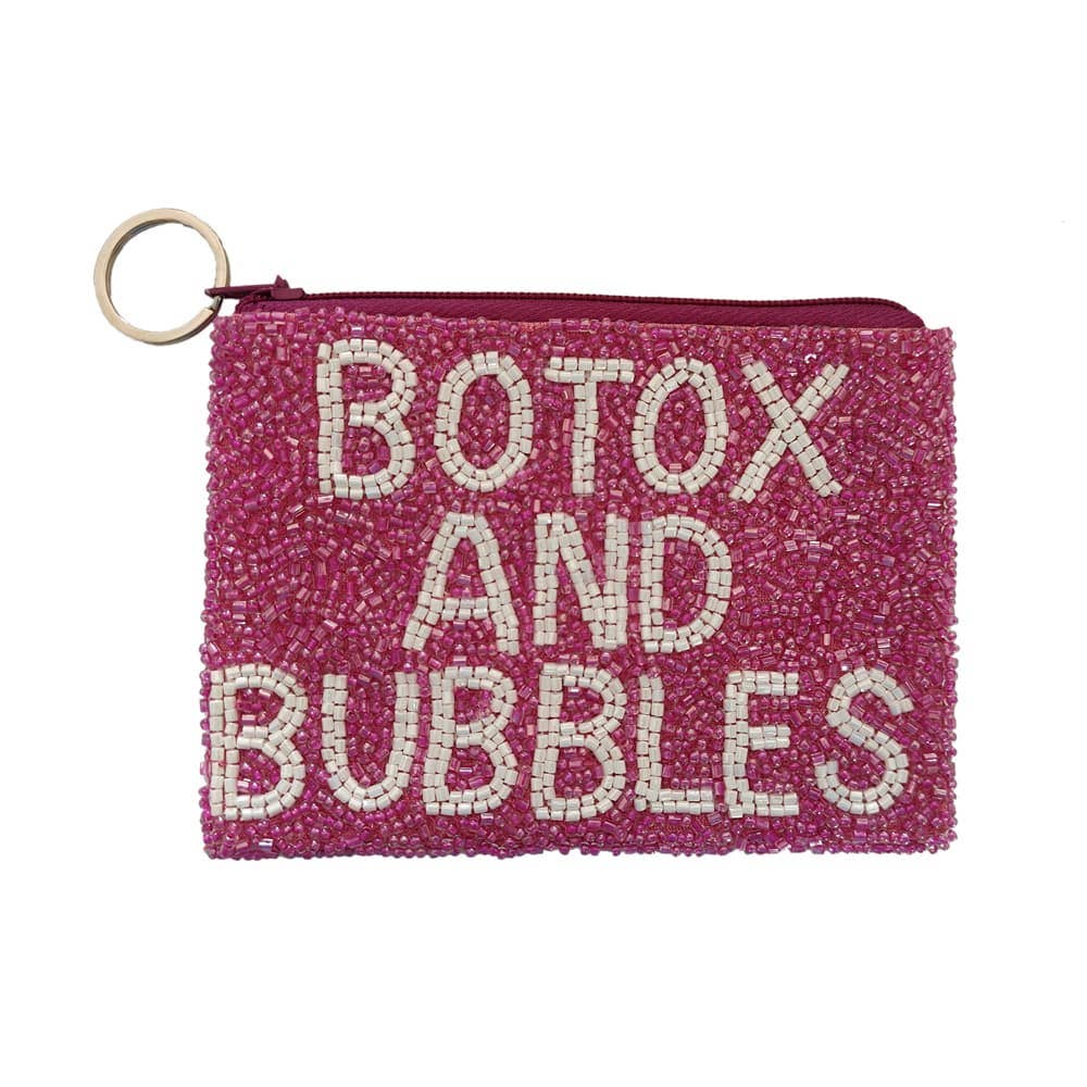 Botox & Bubbles Coin Purse