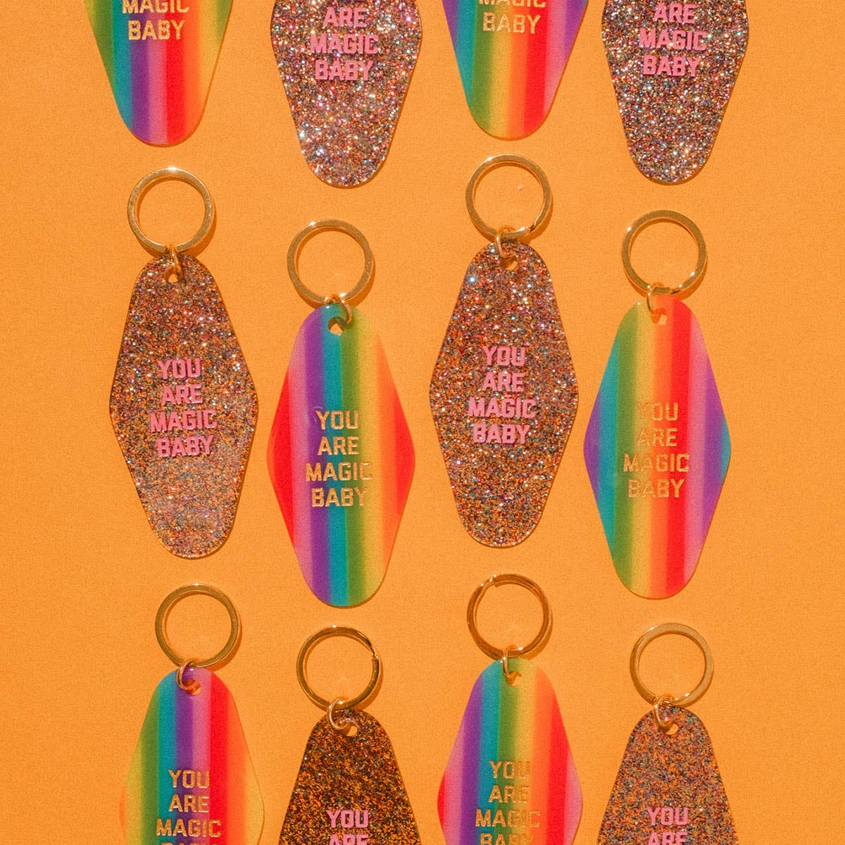 You Are Magic Baby Glitter Motel Keychain