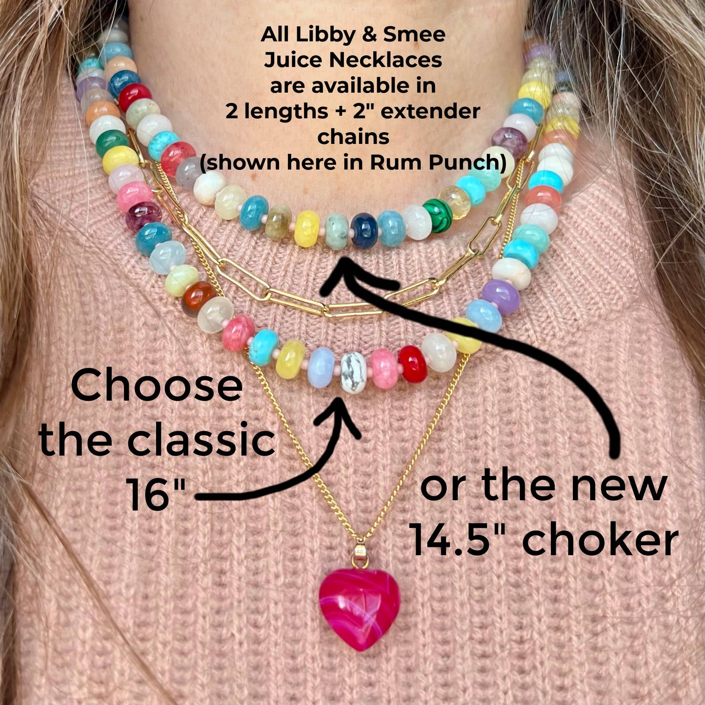 Turquoise Juice Gemstone Necklaces