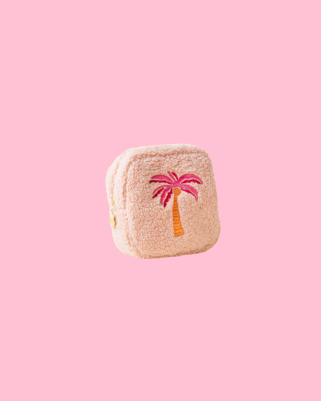 Teddy Pouch-Square Palm Tree
