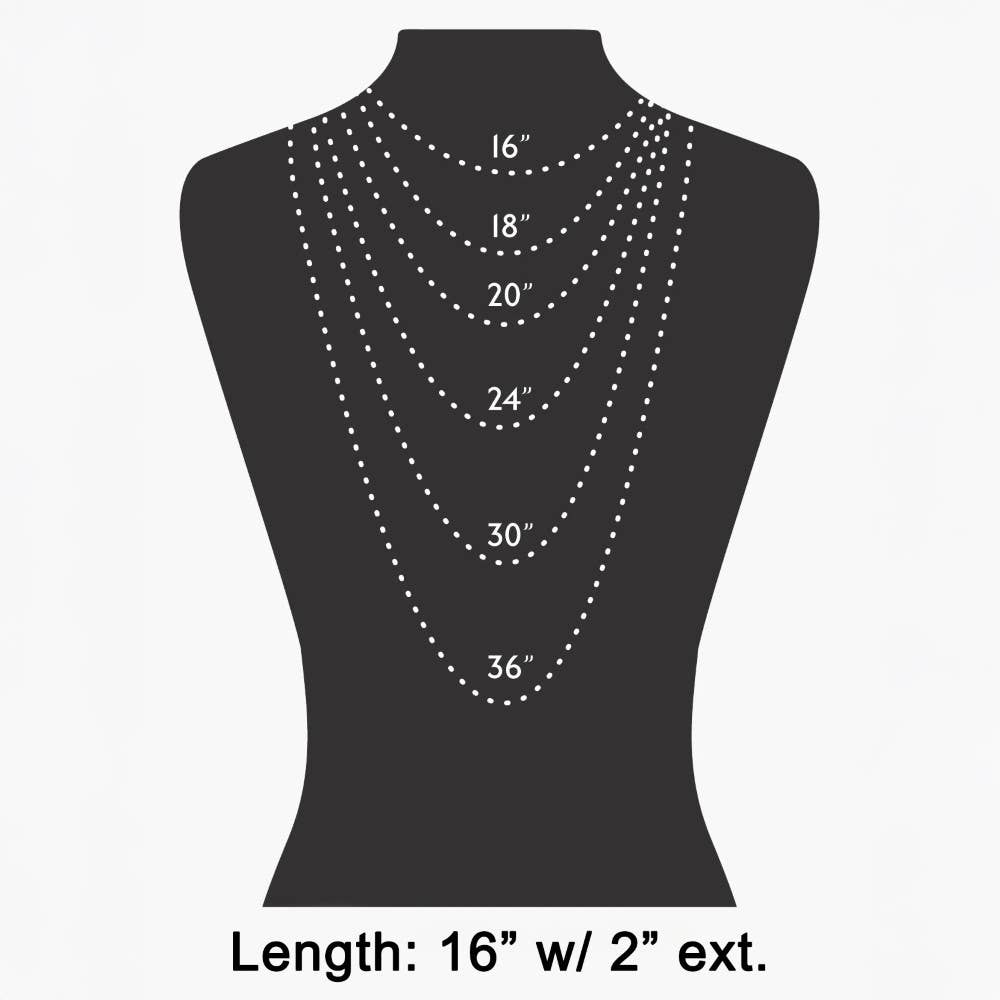 Dainty Chain Ceramic Fish Pendant Necklace