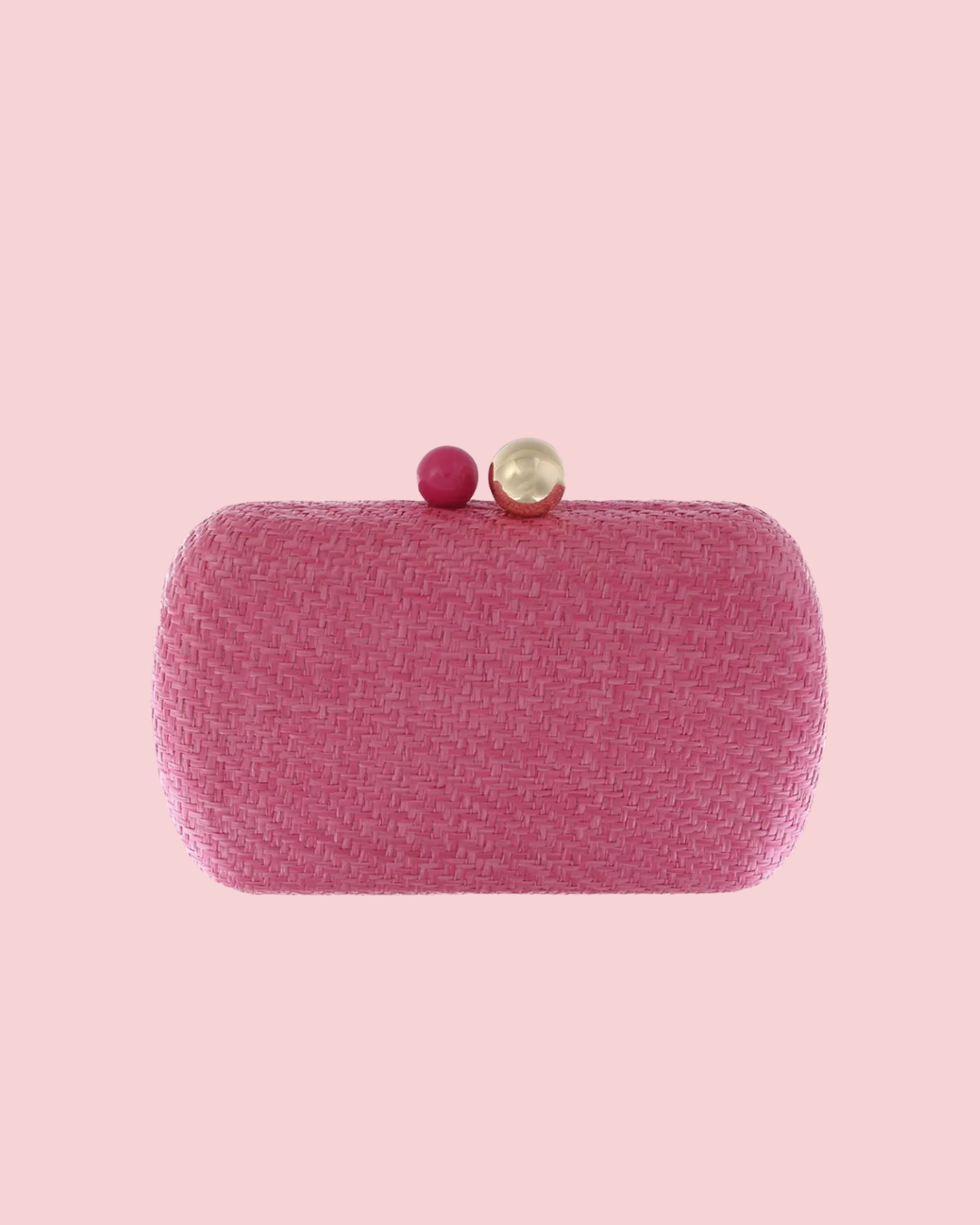 WOVEN COLORED EVENING CLUTCH