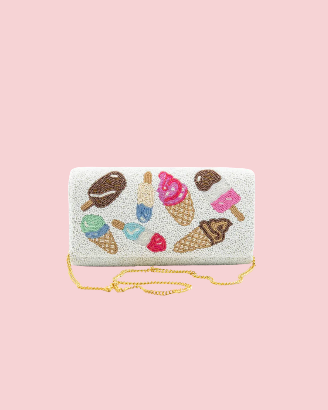 Ice Cream Beaded Bag