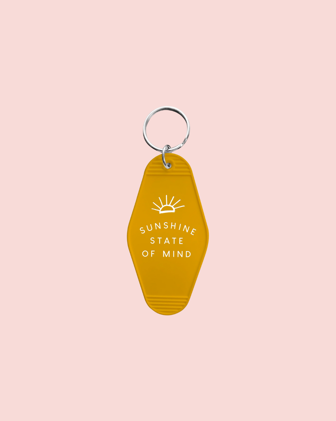 Sunshine State of Mind - Retro Hotel Keychain