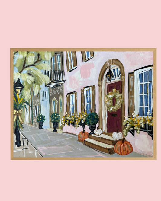 Charleston Inspired Print:  Charleston in Fall