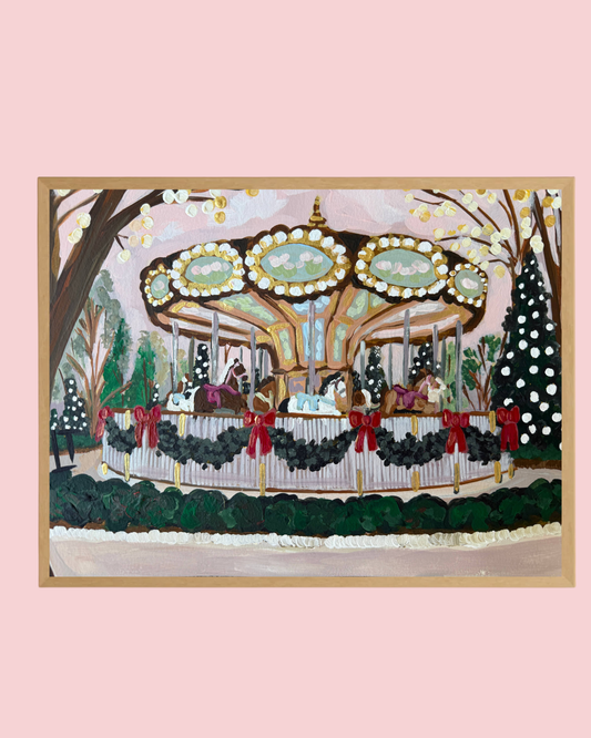 Charleston Inspired Print: Christmas at the American Gardens