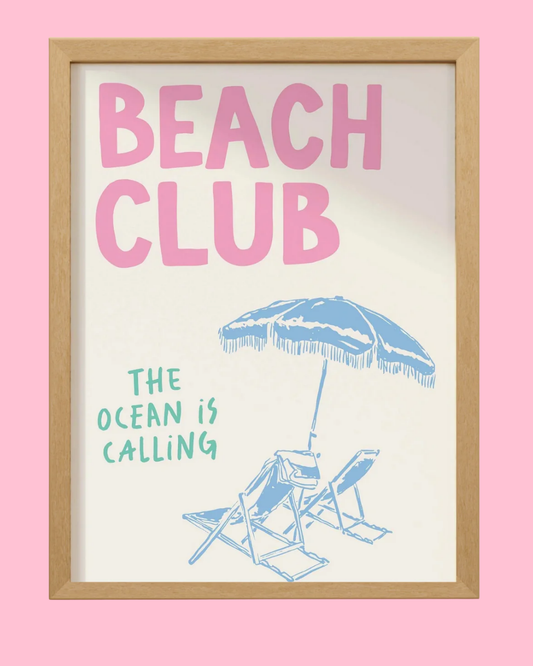Beach Club Print