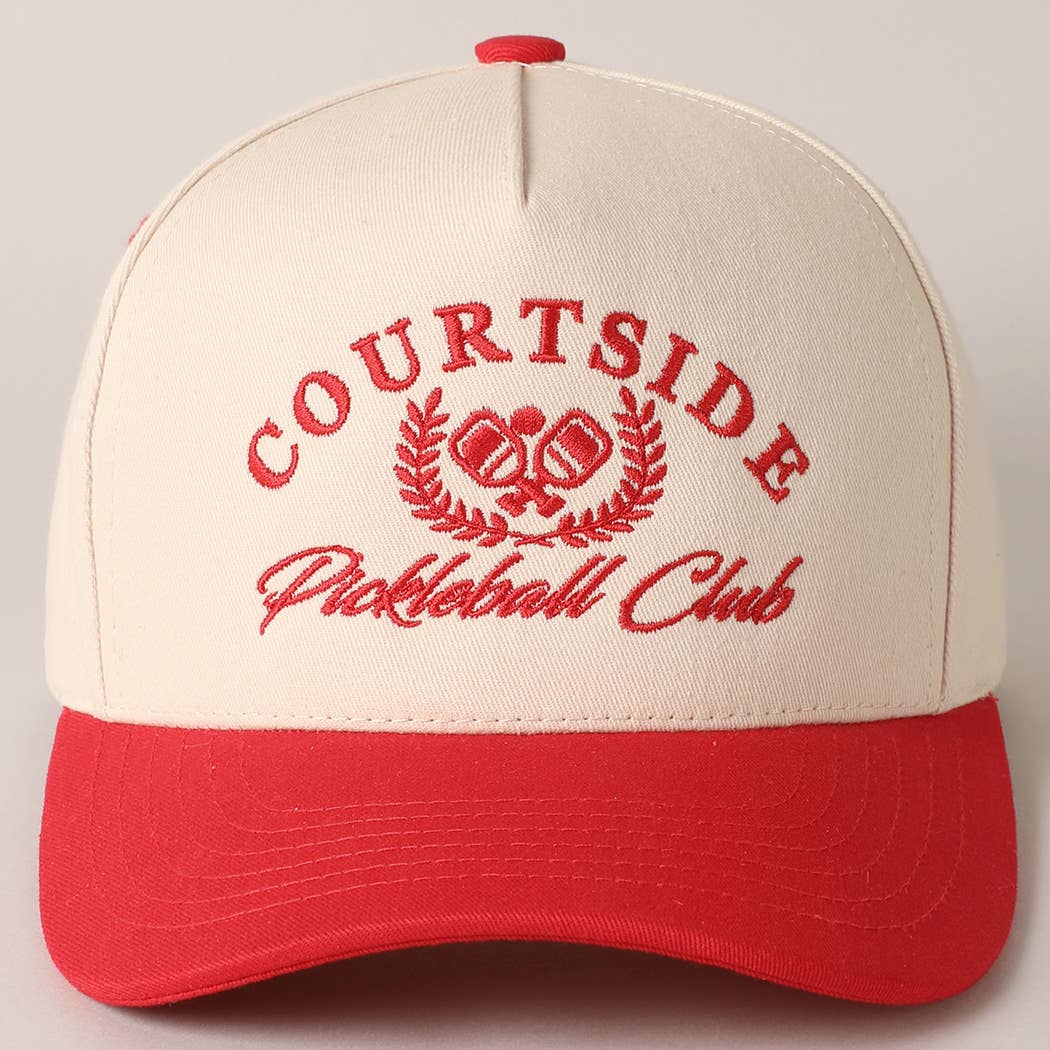 Courtside Pickleball Club Two Tone Trucker Hat