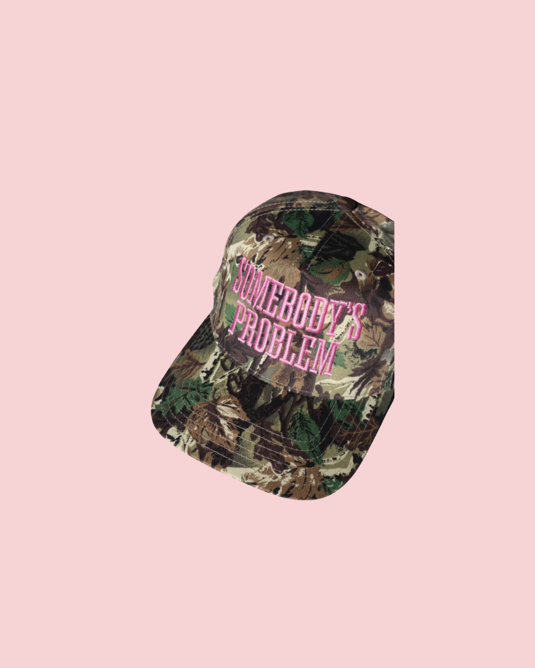 Somebody's Problem Embroidered Trucker Hat