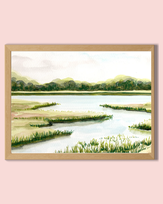 Beside the Still Waters Art Print