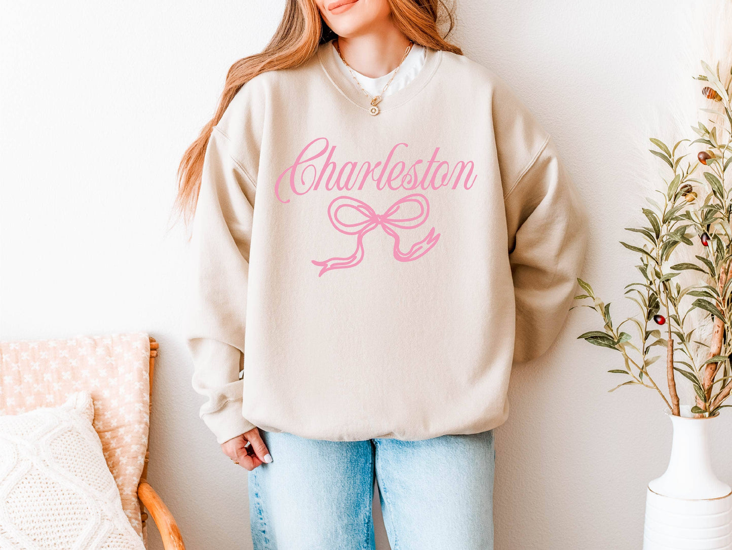 Charleston Bow Sweatshirt