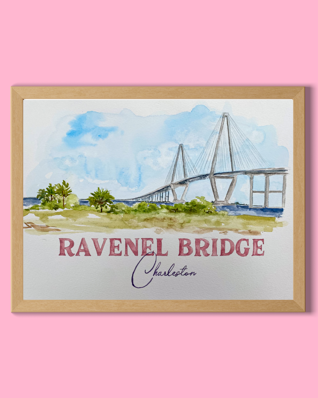 Ravenel Bridge Art Print