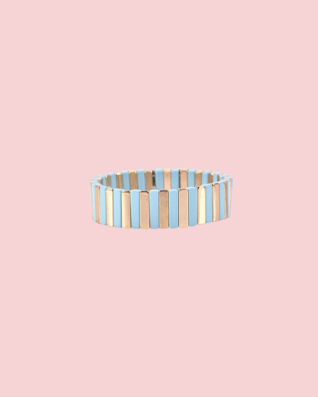 SALE - Enamel Tile Bracelet - Rectangle