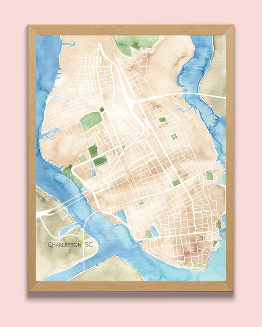 Charleston Streets Map