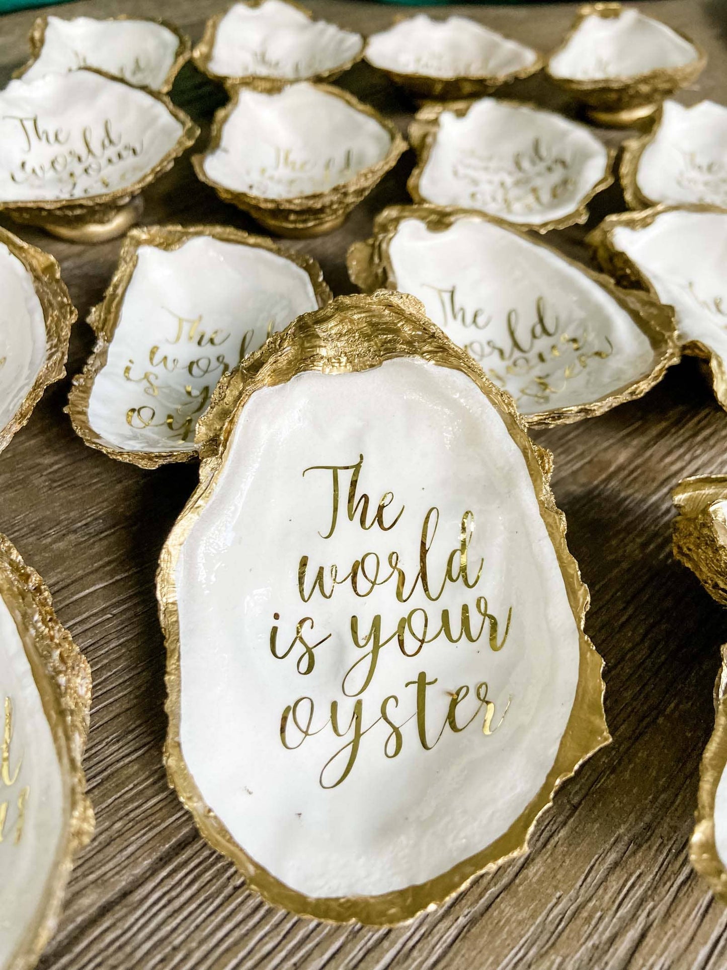 The World is Your Oyster Ring Dish