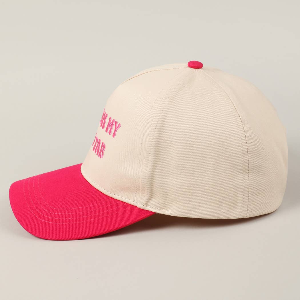 Put It On My Dad's Tab Embroidery Two-Tone Hat