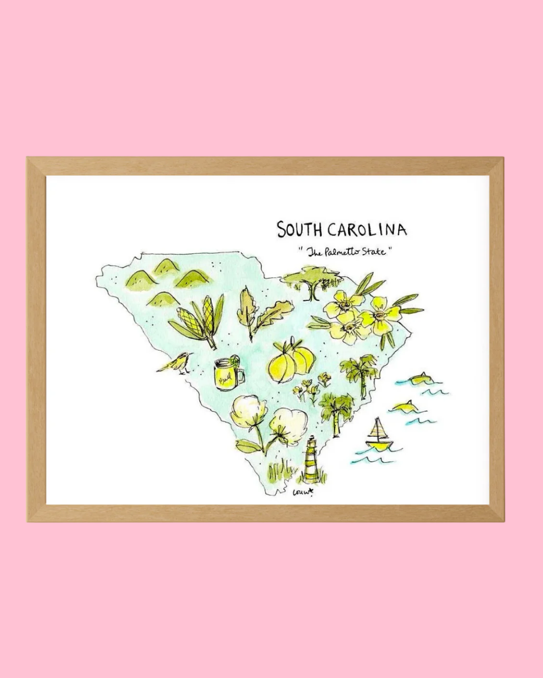 South Carolina State Map