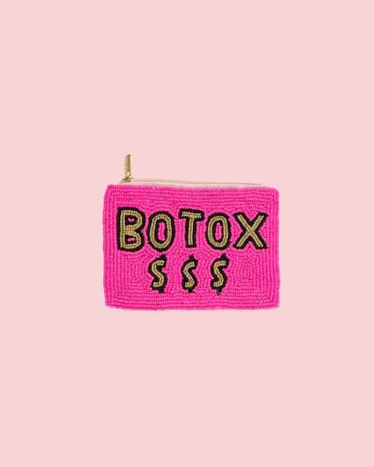 Botox Money Themed Fully Beaded Coin Purse