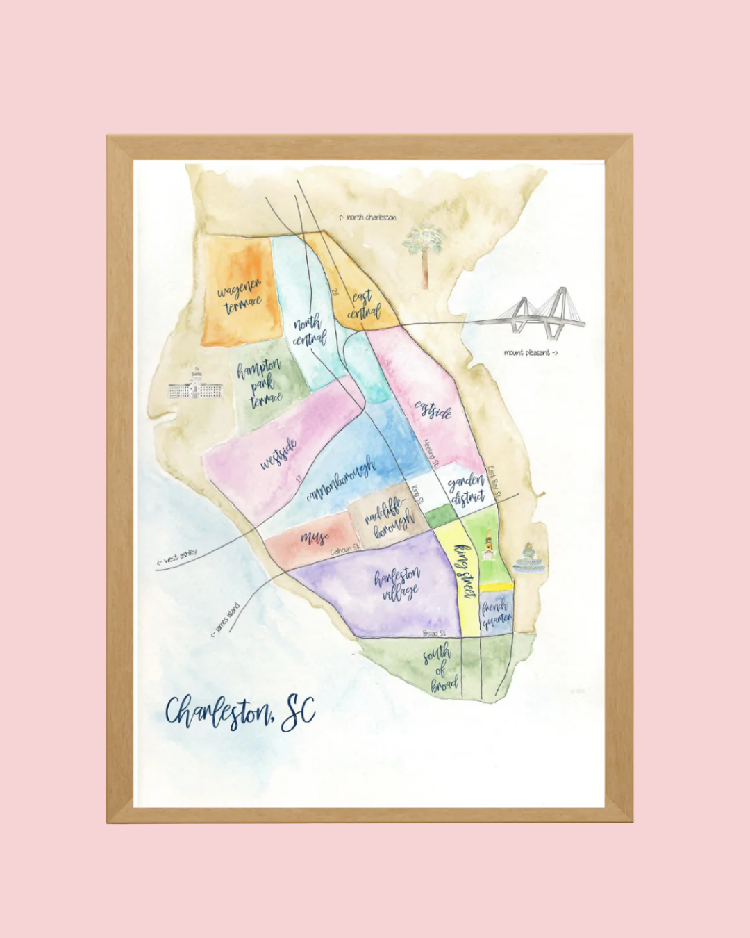 Charleston, SC Neighborhood Map