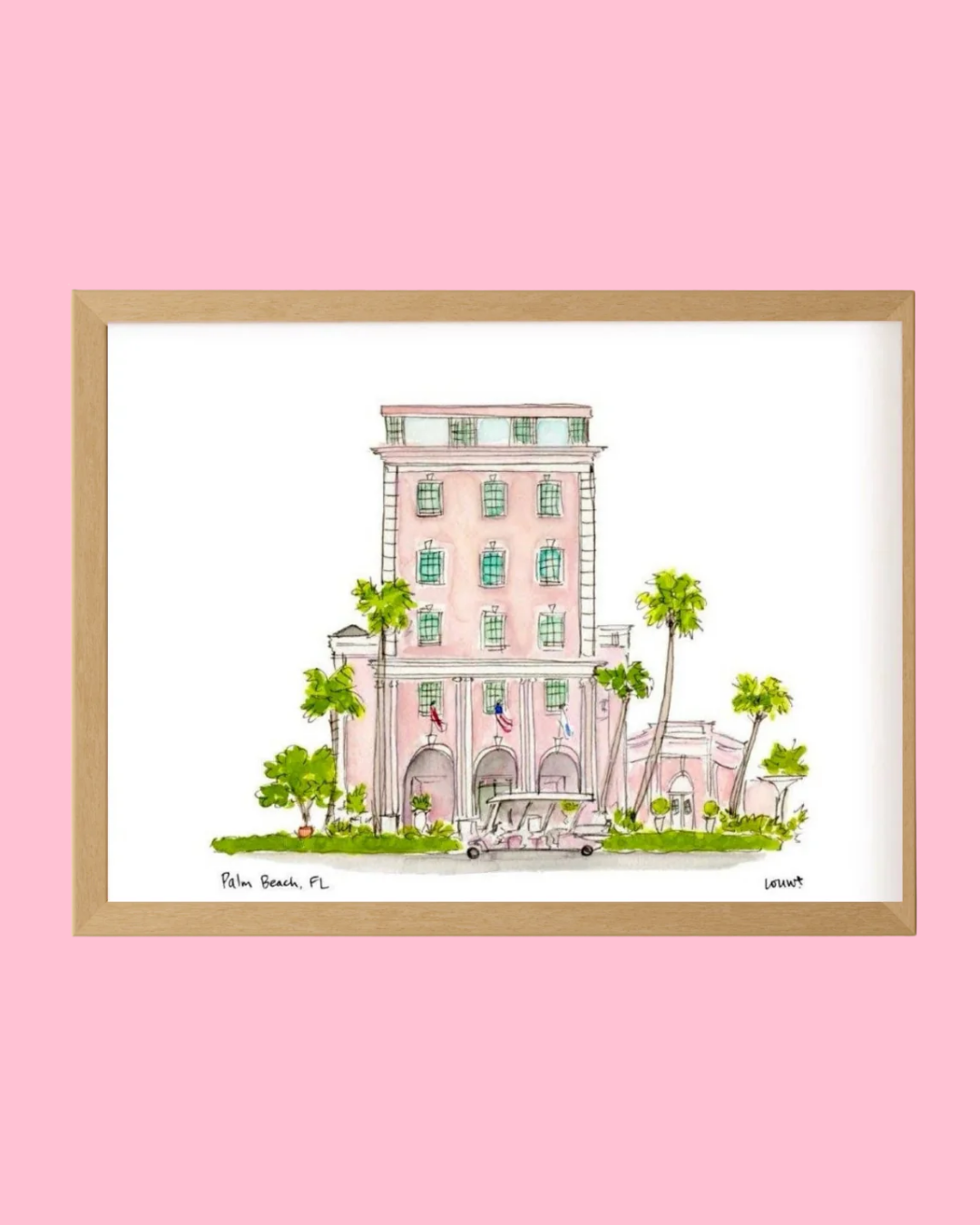 Palm Beach, Florida - Colony Hotel. Art Print
