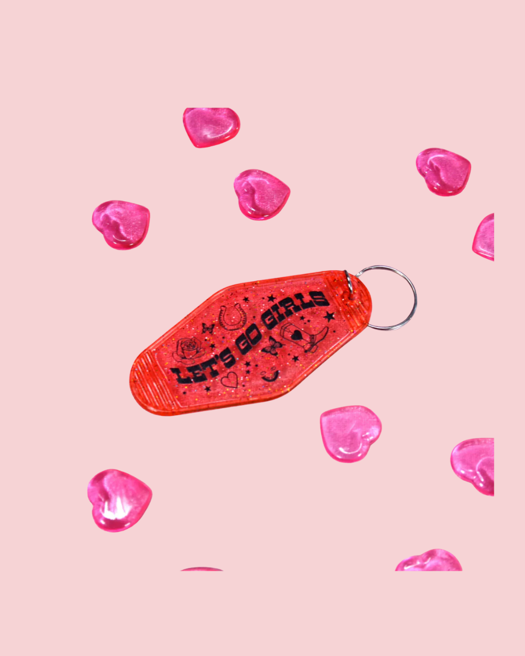 Let's Go Girls Keychain