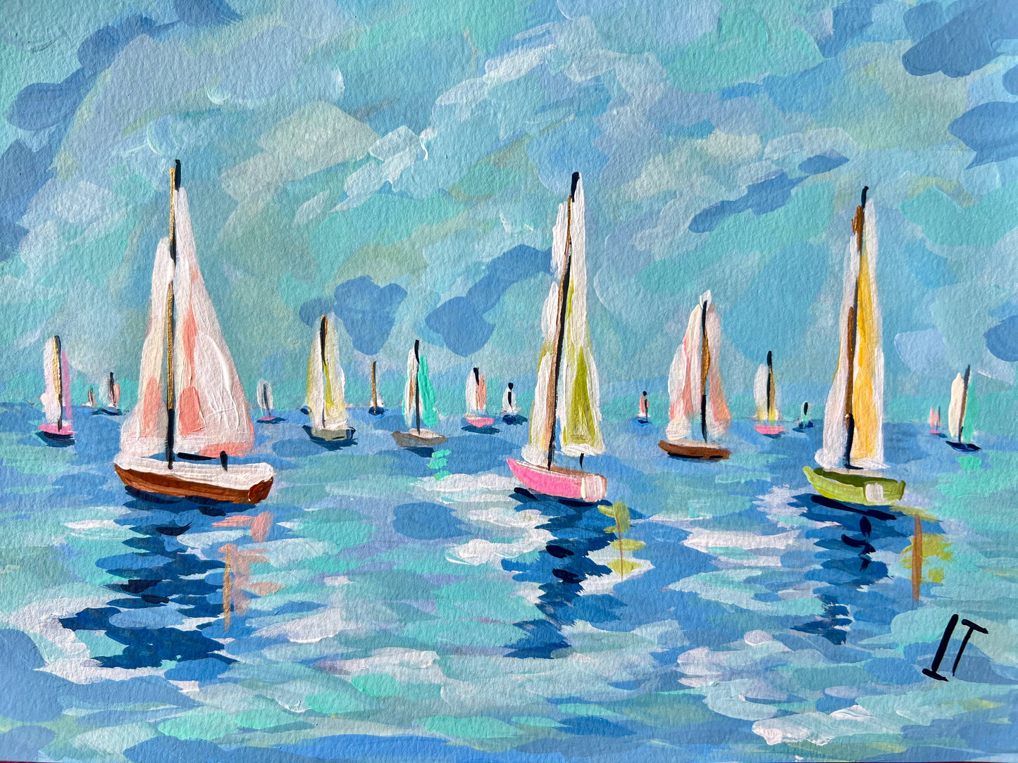 Coastal Print: Regatta 