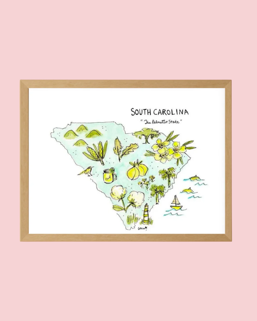 South Carolina State Map