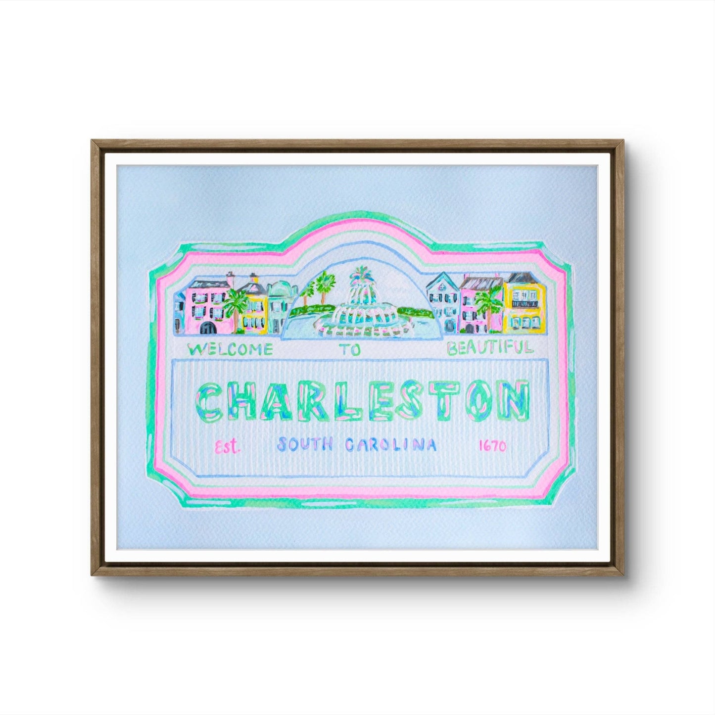 Charleston Sign Print