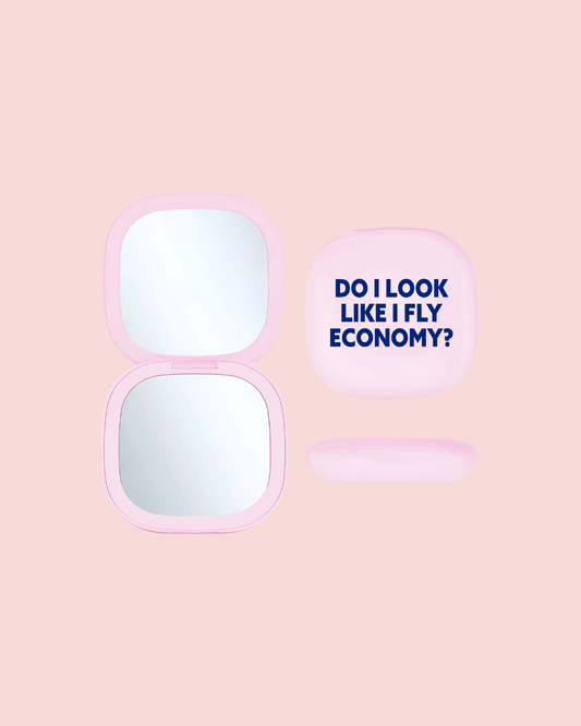 LED Compact Mirror (Pink) - Fly Economy
