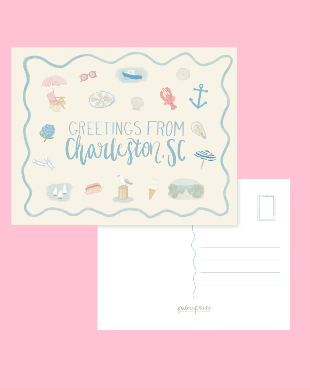 Greetings From Charleston South Carolina Postcard